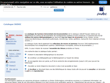 Tablet Screenshot of catalogue.academie-medecine.fr